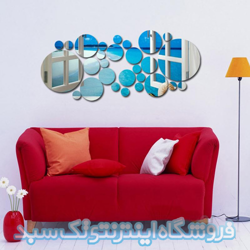آینه فانتزی طرح 26 دایره در فروشگاه اینترنتی اصفهان